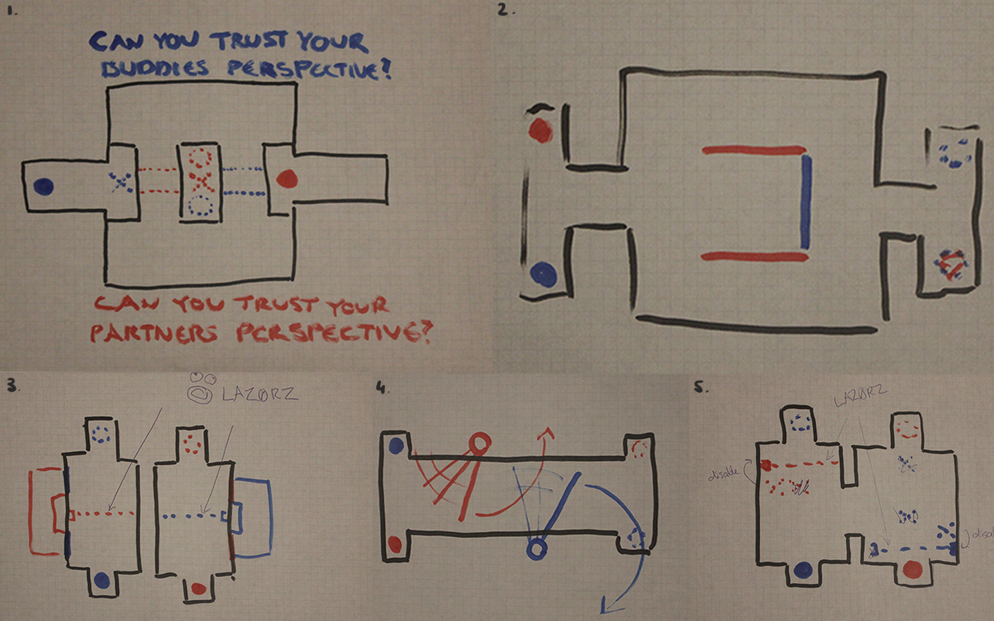 Early level designs for Bichromia