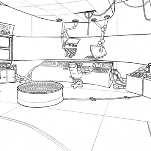 Sci-Fi Submarine WIP1
