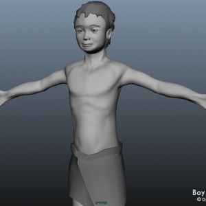Boy WIP model 2